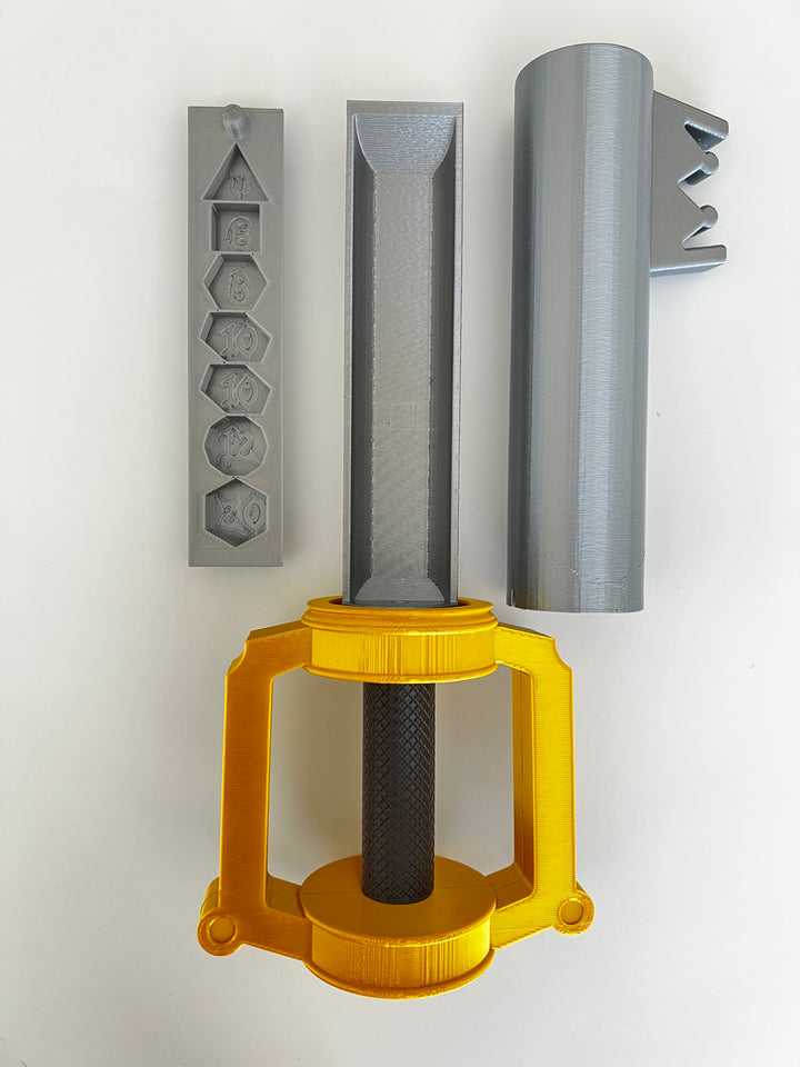 Caja de dados de llave espada