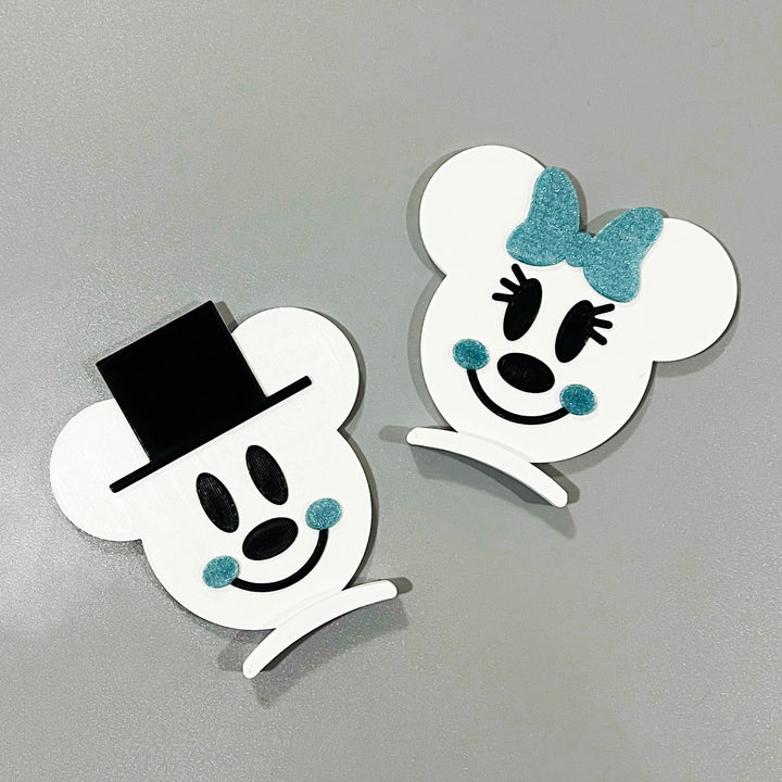 Colección de orejas de ratones nevados