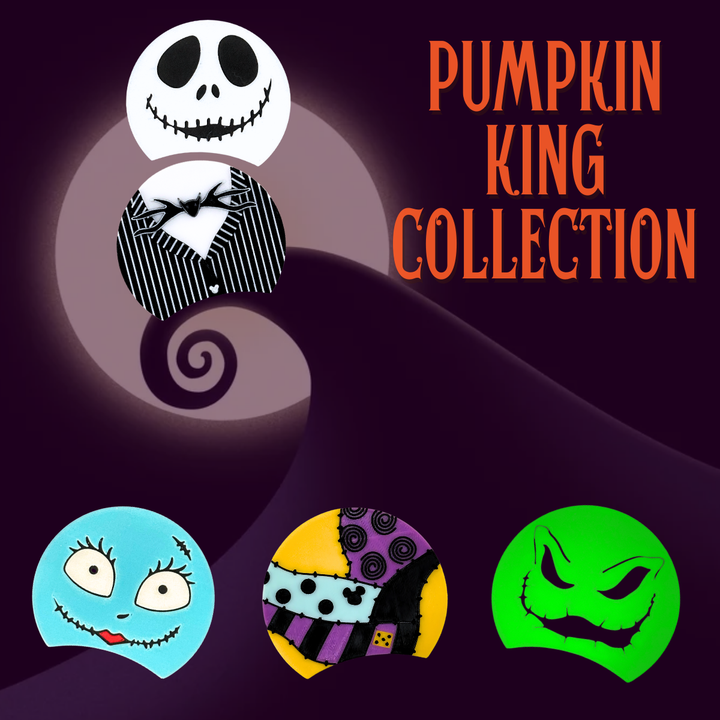 Pumpkin King Collection with various swap inserts on a dark background