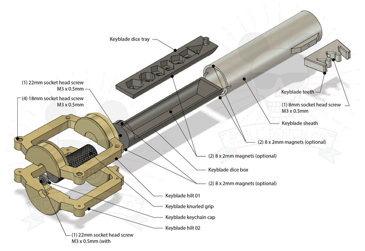 Keyblade Dice Box - DIGITAL DOWNLOAD ONLY